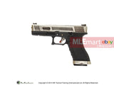 WE G17 GBB Pistol (Silver Slide, Black Frame, Silver Barrel) - MLEmart.com