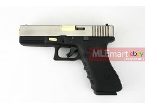 WE Double Barrel G17 GBB Pistol (Silver) - MLEmart.com