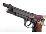 WE M92 Long Version with Brown Grip (Black) no marking - MLEmart.com