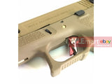 WE G18C GBB Pistol (Tan Slide, Tan Frame, Gold Barrel) - MLEmart.com