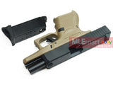 WE Metal Slide G26 GBB Pistol Full Auto Ver. (TAN)  Type B - MLEmart.com