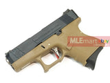 WE G27 GBB Pistol (Black Slide,Tan Frame,Silver Barrel) - MLEmart.com