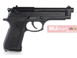 WE FULL METAL M92F GBB (Black with Markings) - MLEmart.com