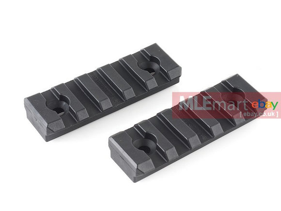 MLEmart.com - Madbull x Strike Industires 2pcs Polymer 5 Slot KeyMod Short Rail Section (Milsim Spec)