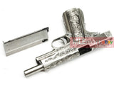 WE M1911A1 Classic Floral Pattern GBB Pistol (Silver) - MLEmart.com