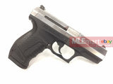 WE Metal Slide P99 GBB Pistol with Silver Slide (2-Tone) - MLEmart.com