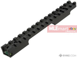 MLEmart.com - Maple Leaf CNC Scope Rail with Bubble Level (Green)