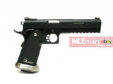 WE HI-CAPA 6 Inch IREX GBB Pistol (Black , Silver Barrel, With Marking Slide) - MLEmart.com