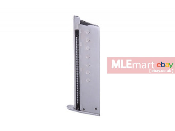 WE 13rd Spare Magazine for P38 GBB Pistol (Silver) - MLEmart.com