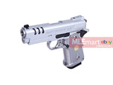 WE Baby HI-CAPA 3.8 Type 9 Full Metal GBB Pistol - Silver - MLEmart.com