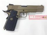 WE M.E.U. RAIL Full Metal GBB Pistol TAN - MLEmart.com