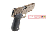 WE Full Metal Tactical F226 MK25 Rail GBB Pistol (Tan) - MLEmart.com