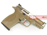 WE N&P XW40 Force Stealth Slide BIG BIRD with Gold Barrel GBB - 2 Tone Tan Frame - MLEmart.com