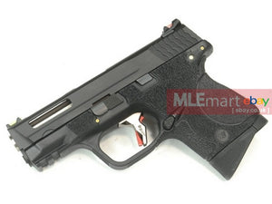 WE Metal Slide M&P Compact Semi-Auto Force GBB (Black Slide/Silver Barrel/Black Frame) - MLEmart.com