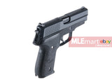 WE F228 Metal Slide Airsoft GBB Pistol(Black) - MLEmart.com