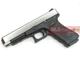 WE Metal Slide G34 GBB Pistol Gen 4 Frame Version (Silver) - MLEmart.com