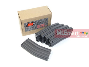 MLEmart.com - MAG 190rd Real Finish METAL Magazine for M4/M16 AEG (5pcs)