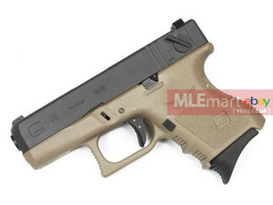 WE Metal Slide G26 GBB Pistol Full Auto Ver. (TAN)  Type A - MLEmart.com