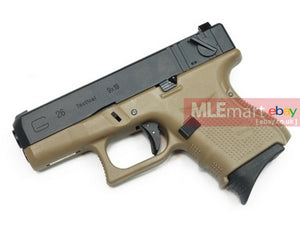 WE Metal Slide G26 GBB Pistol Full Auto Ver. (TAN)  Type B - MLEmart.com