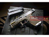 WE G18C GBB Pistol (Silver Slide,Tan Frame,Gold Barrel) - MLEmart.com