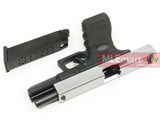 WE Metal Slide G17 GBB Pistol (Silver / Black) Type A - MLEmart.com