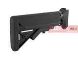 WE Complete M4 Style Stock Assembly with Sling Plate for SCAR GBB (Black) - MLEmart.com