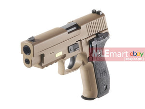 WE Full Metal Tactical F226 MK25 Rail GBB Pistol (Tan) - MLEmart.com