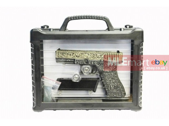 WE Aluminum Slide G17 GBB Pistol Classic Pattern(w/Case,Ivory) - MLEmart.com