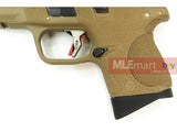 WE Metal Slide M&P Compact Semi-Auto GBB (Black Slide/Gold Barrel/Tan Frame) - MLEmart.com