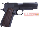 WE Full Metal M1943 GBB Pistol with 2 Magazine (Black) - MLEmart.com