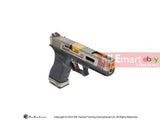 WE G18C GBB Pistol (Silver Slide,Black Frame,Gold Barrel) - MLEmart.com