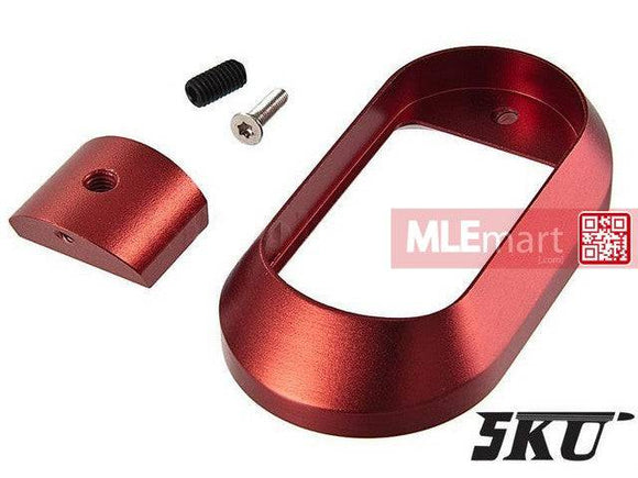 5KU IPSC Magwell for Marui G17 / G18C GBB (Red) - MLEmart.com