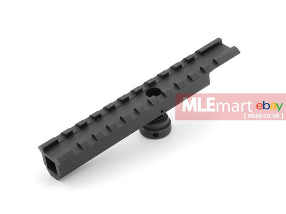 ACM Airsoft M16 Carry Handle See Thru Scope Mounting Rail (Full-Railed) - MLEmart.com