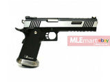 WE HI-CAPA 6 Inch IREX GBB Pistol (2-Tone , Silver Barrel, No Marking Slide) - MLEmart.com