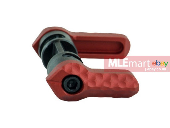 Angry Gun Ambi Selector for WE M4 GBB (Red) - MLEmart.com