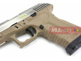 WE GP1799 GBB Pistol (Silver Slide,Tan Frame,Silver Barrel ) - MLEmart.com