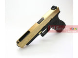 WE Metal Slide G34 GBB Pistol Gen 4 Frame Version (Gold) - MLEmart.com