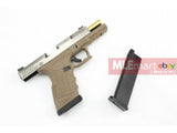 WE GP1799 GBB Pistol (Silver Slide,Tan Frame,Gold Barrel ) - MLEmart.com