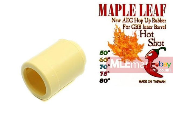 MLEmart.com - Maple Leaf Hot Shot Hop Up Rubber 60 Degree for AEG(Used with GBB Inner Barrel)(YL)