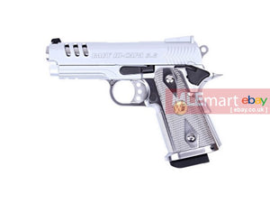 WE Baby HI-CAPA 3.8 Type 9 Full Metal GBB Pistol - Silver - MLEmart.com