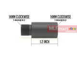 G&P 1.2 inch Outer Barrel Extension (CW) for M4 AEG - MLEmart.com