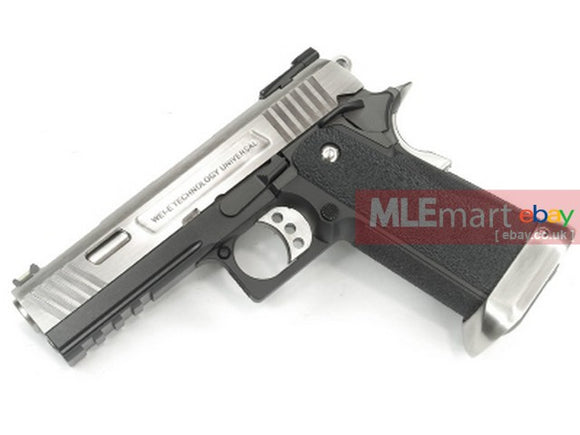 WE HI-CAPA 4.3 Allosaurus series GBB Pistol (Silver Silde) - MLEmart.com