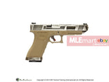 WE G34 GBB Pistol (Silver Slide,Tan Frame,Silver Barrel) - MLEmart.com