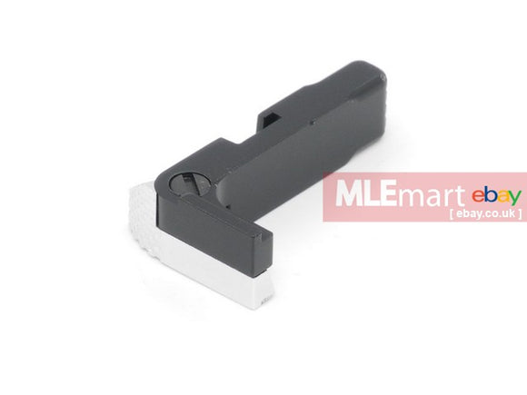 Airsoft Artisan Ambi Magazine Catch - Silver (TM, WE, VFC G Series GBB) - MLEmart.com