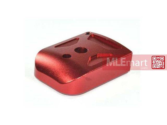 5KU IPSC Metal Magazine Base Type 1 for Marui Hi-Capa (Red) - MLEmart.com