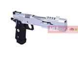 WE Hi-Capa 5.1 Dragon 7" Type B Full Metal GBB Pistol - Sliver - MLEmart.com