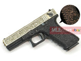 WE Aluminum Slide G18C GBB Pistol Classic Pattern(w/Case,Bronze) - MLEmart.com