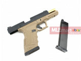 WE GP1799 GBB Pistol (Black Slide,Tan Frame,Gold Barrel ) - MLEmart.com