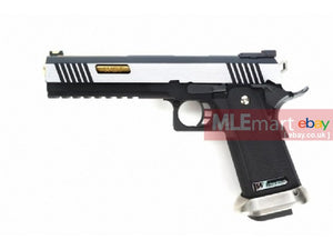 WE HI-CAPA 6 Inch IREX GBB Pistol (2-Tone , Gold Barrel, No Marking Slide) - MLEmart.com