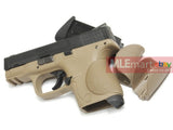 WE Metal Slide M&P S Bird Series Compact GBB Pistol Dragon Scale Edition - Tan - MLEmart.com